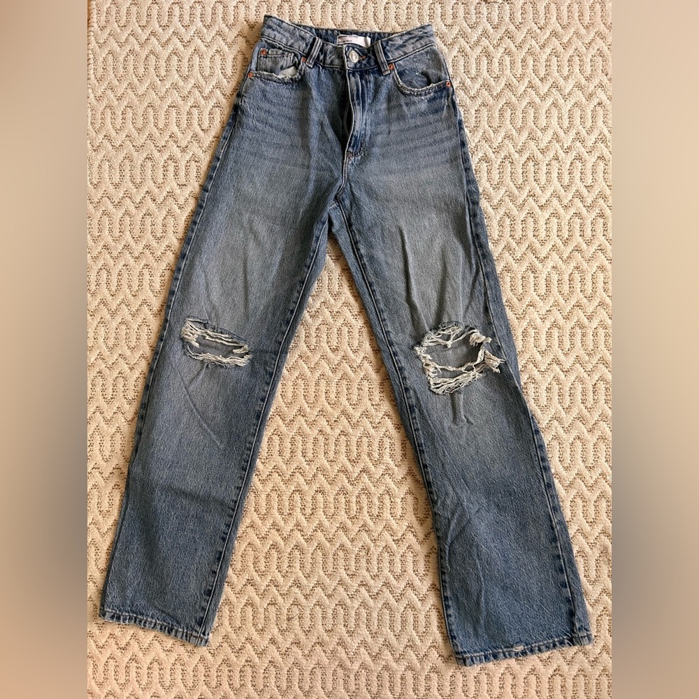 Wide Leg Garage Jeans